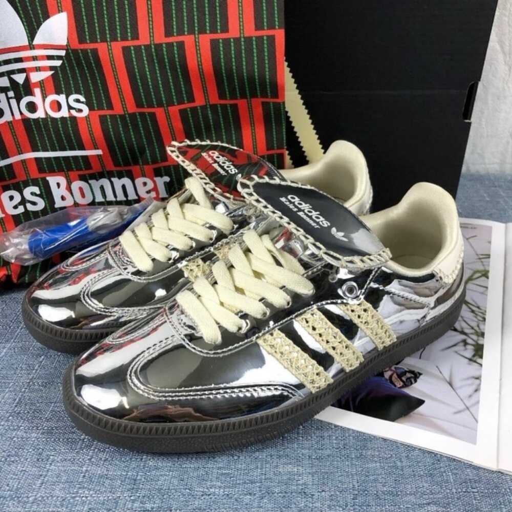 Adidas - Wales Bonner x Samba “Silver Metallic”